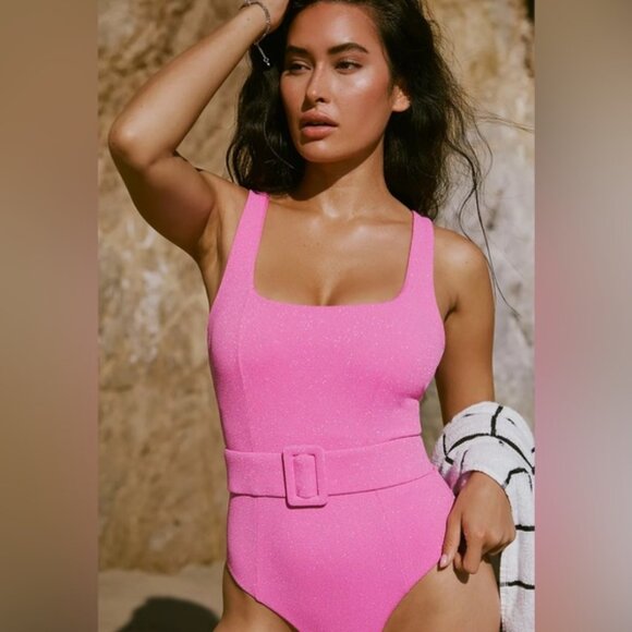 Beach Riot Pink One Piece Swimsuit - Picture 1 of 13